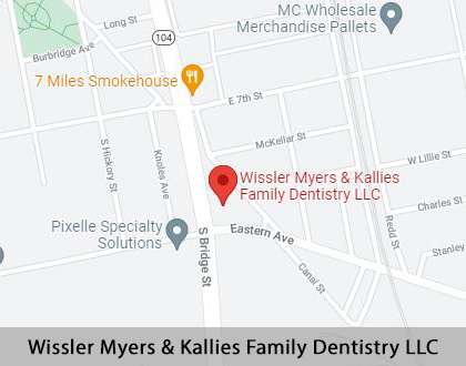 Map image for Routine Dental Care in Chillicothe, OH